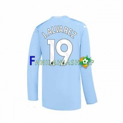Manchester City Pelipaidat J. ALVAREZ 19 Kotipelipaita 2023-2024 Pitkähihainen ,Miehet