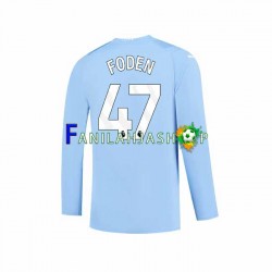 Manchester City Pelipaidat Phil Foden 47 Kotipelipaita 2023-2024 Pitkähihainen ,Miehet