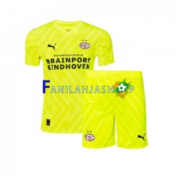 PSV Eindhoven Pelipaidat Maalivahdin Vieraspelipaita 2023-2024 Lyhythihainen ,Lapset