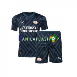 PSV Eindhoven Pelipaidat Maalivahdin Kolmaspelipaita 2023-2024 Lyhythihainen ,Lapset