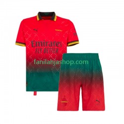 AC Milan Pelipaidat Maalivahdin Neljäspelipaita 2024-2025 Lyhythihainen ,Lapset