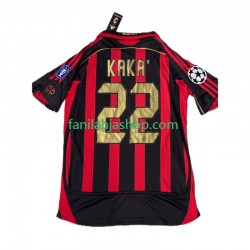 AC Milan Pelipaidat KAKA 8 2007 Retro Kotipelipaita 2006 Lyhythihainen ,Miehet