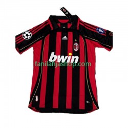 AC Milan Pelipaidat KAKA 8 2007 Retro Kotipelipaita 2006 Lyhythihainen ,Miehet