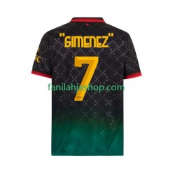 AC Milan Pelipaidat Santiago Gimenez 7 Neljäspelipaita 2024-2025 Lyhythihainen ,Miehet