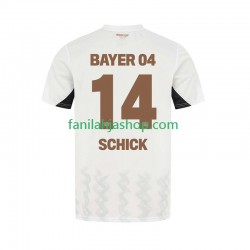 Bayer 04 Leverkusen Pelipaidat Patrik Schick 14 Vieraspelipaita 2024-2025 Lyhythihainen ,Miehet