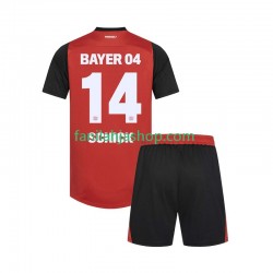 Bayer 04 Leverkusen Pelipaidat Patrik Schick 14 Kotipelipaita 2024-2025 Lyhythihainen ,Lapset