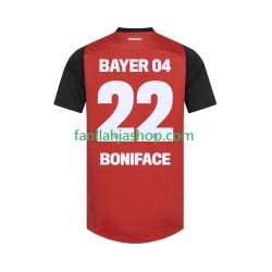 Bayer 04 Leverkusen Pelipaidat Victor Boniface 22 Kotipelipaita 2024-2025 Lyhythihainen ,Miehet
