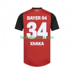 Bayer 04 Leverkusen Pelipaidat XHAKA 34 Kotipelipaita 2024-2025 Lyhythihainen ,Miehet