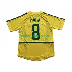 Brasilia Pelipaidat KAKA 8 Retro Kotipelipaita 2002 Lyhythihainen ,Miehet