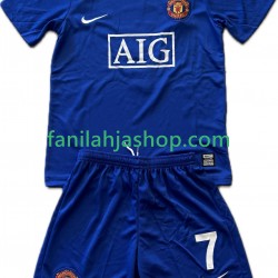 Manchester United Pelipaidat Cristiano Ronaldo 7 2009 Retro Kolmaspelipaita 2008 Lyhythihainen ,Lapset