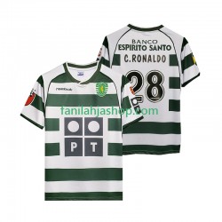 Sporting CP Pelipaidat Cristiano Ronaldo 28 2001 2003 Retro Kotipelipaita Lyhythihainen ,Miehet
