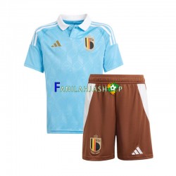 Belgia Pelipaidat Euro 2024 Vieraspelipaita Lyhythihainen ,Lapset