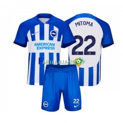 Brighton Hove Albion Pelipaidat Mitoma 22 Kotipelipaita 2023-2024 Lyhythihainen ,Lapset
