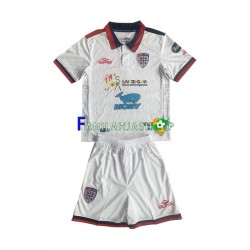 Cagliari Pelipaidat Vieraspelipaita 2023-2024 Lyhythihainen ,Lapset