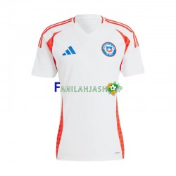 Chile Pelipaidat Copa America 2024 Vieraspelipaita Lyhythihainen ,Miehet