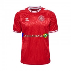 Tanska Pelipaidat Euro 2024 Kotipelipaita Lyhythihainen ,Miehet