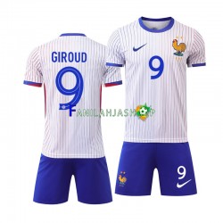 Ranska Pelipaidat Olivier Giroud 9 Euro 2024 Vieraspelipaita Lyhythihainen ,Lapset