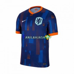 Alankomaat Pelipaidat Euro 2024 Vieraspelipaita Lyhythihainen ,Miehet