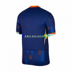 Alankomaat Pelipaidat Euro 2024 Vieraspelipaita Lyhythihainen ,Miehet