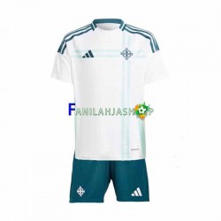 Pohjois-Irlanti Pelipaidat Vieraspelipaita 2024 Lyhythihainen ,Lapset