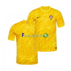 Portugali Pelipaidat Euro 2024 Maalivahdin Kotipelipaita Lyhythihainen ,Miehet