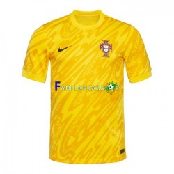 Portugali Pelipaidat Euro 2024 Maalivahdin Kotipelipaita Lyhythihainen ,Miehet