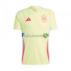 Espanja Pelipaidat Euro 2024 Vieraspelipaita Lyhythihainen ,Miehet