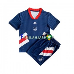 AFC Ajax Pelipaidat Icon Retro Kotipelipaita 2022-2023 Lyhythihainen ,Lapset
