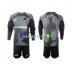 AZ Alkmaar Pelipaidat Maalivahdin Vieraspelipaita 2022-2023 Pitkähihainen ,Lapset