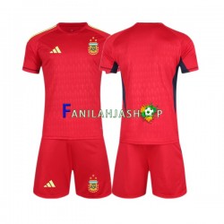 Argentiina Pelipaidat Maalivahdin Vieraspelipaita World Cup 2022 Lyhythihainen ,Lapset