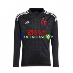 CR Flamengo Pelipaidat Maalivahdin Vieraspelipaita 2023-2024 Pitkähihainen ,Miehet