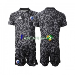 FC Copenhagen Pelipaidat Maalivahdin Kotipelipaita 2022-2023 Lyhythihainen ,Lapset