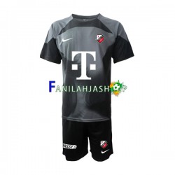 FC Utrecht Pelipaidat Maalivahdin Kotipelipaita 2022-2023 Lyhythihainen ,Lapset