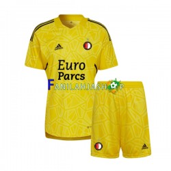 Feyenoord Rotterdam Pelipaidat Maalivahdin Kolmaspelipaita 2022-2023 Lyhythihainen ,Lapset