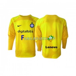 Inter Milan Pelipaidat Maalivahdin Vieraspelipaita 2022-2023 Pitkähihainen ,Miehet