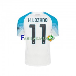 Napoli Pelipaidat Face Game Lozano 11 Kotipelipaita 2022-2023 Lyhythihainen ,Miehet