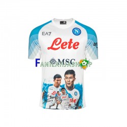 Napoli Pelipaidat Face Game Minjae 3 Kotipelipaita 2022-2023 Lyhythihainen ,Miehet