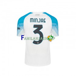 Napoli Pelipaidat Face Game Minjae 3 Kotipelipaita 2022-2023 Lyhythihainen ,Miehet