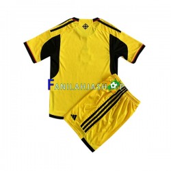 Pohjois-Irlanti Pelipaidat Kotipelipaita 2022-2023 Lyhythihainen ,Lapset