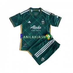 Portland Timbers Pelipaidat Kotipelipaita 2023 Lyhythihainen ,Lapset