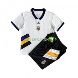 Real Madrid Pelipaidat Icon Retro Kotipelipaita 2022-2023 Lyhythihainen ,Lapset