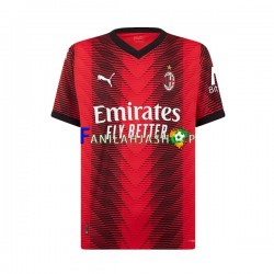 AC Milan Pelipaidat Rafael Leao 10 Kotipelipaita 2023-2024 Lyhythihainen ,Lapset