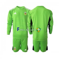 Argentiina Pelipaidat Maalivahdin Kotipelipaita 2023-2024 Lyhythihainen ,Lapset