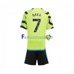 Arsenal Pelipaidat Saka 7 Vieraspelipaita 2023-2024 Lyhythihainen ,Lapset