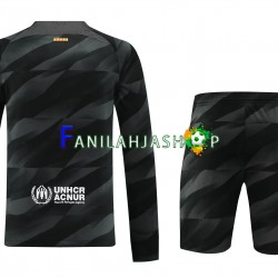 FC Barcelona Pelipaidat Maalivahdin Vieraspelipaita 2023-2024 Pitkähihainen ,Lapset