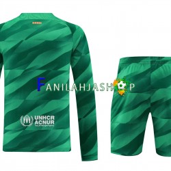 FC Barcelona Pelipaidat Maalivahdin Kotipelipaita 2023-2024 Pitkähihainen ,Lapset