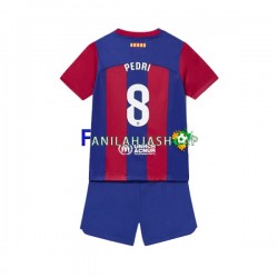 FC Barcelona Pelipaidat Pedri 8 Kotipelipaita 2023-2024 Lyhythihainen ,Lapset