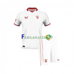 Sevilla FC Pelipaidat Kotipelipaita 2023-2024 Lyhythihainen ,Lapset