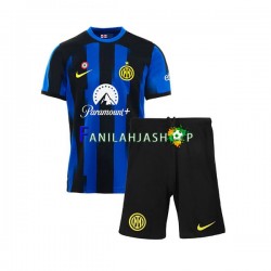 Inter Milan Pelipaidat Kotipelipaita 2023-2024 Lyhythihainen ,Lapset