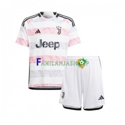 Juventus Pelipaidat Vieraspelipaita 2023-2024 Lyhythihainen ,Lapset